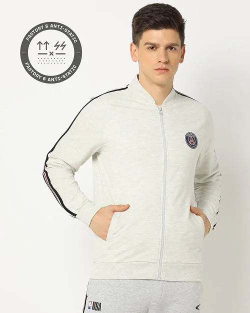 Buy Men PSG Sideline Stripe Zip-Up Jacket Online at Best Prices in