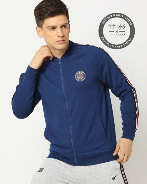 Men PSG Sideline Stripe Zip-Up Jacket