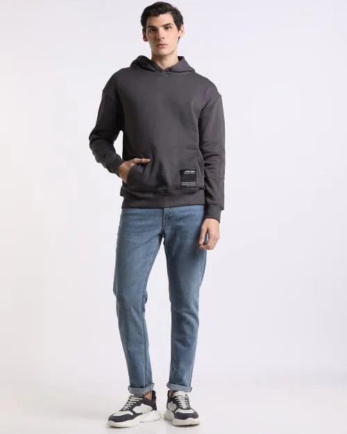Regular Fit Hoodie with Kangaroo Pocket