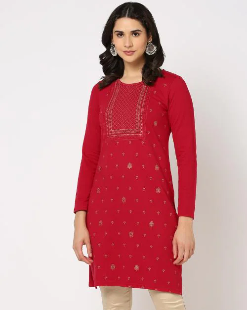 Woolen Straight Kurta