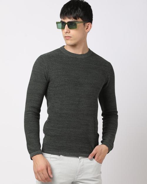 Knitted Crew-Neck Pullover