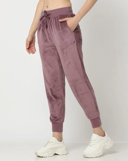 Women Mid-Rise Joggers with Insert Pockets