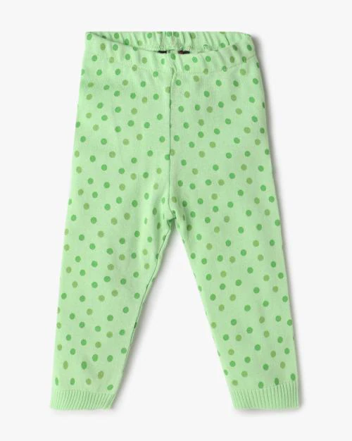 Girls Polka-Dot Print Leggings