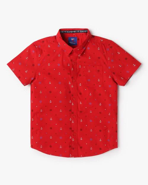 Printed Regular Fit Cotton Shirt