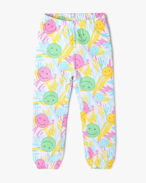 Smiley Print Joggers