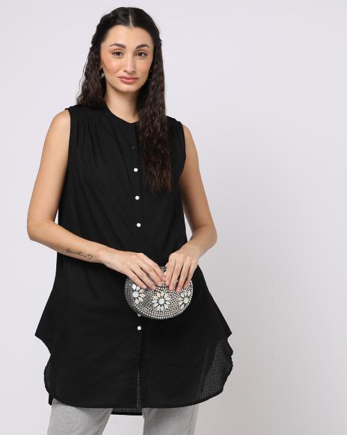 Women Button-Down Tunic