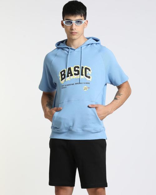 Typographic Print Hoodie