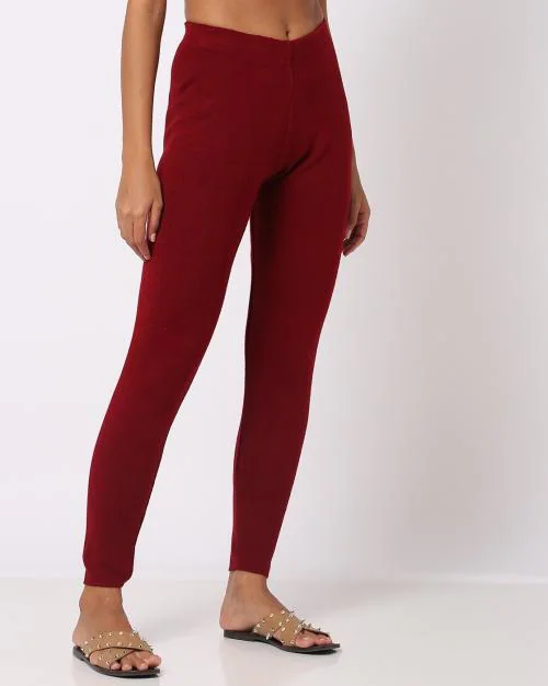 Ankle-Length Acrylic Winter Legging