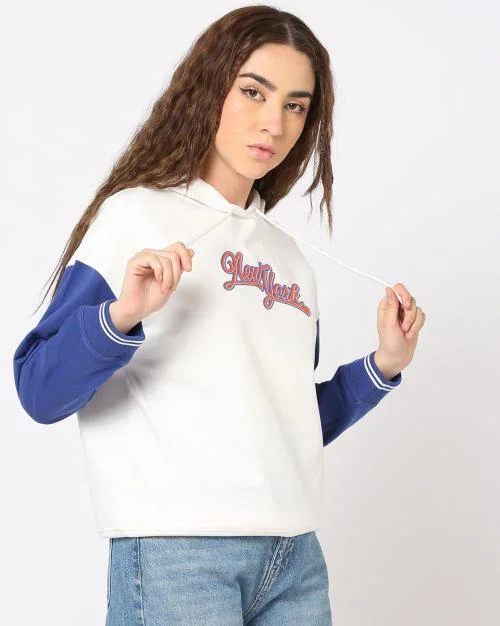 Printed Relaxed Fit Hoodie