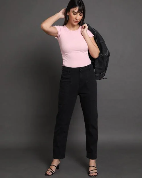 Women High-Rise Relaxed Fit Jeans