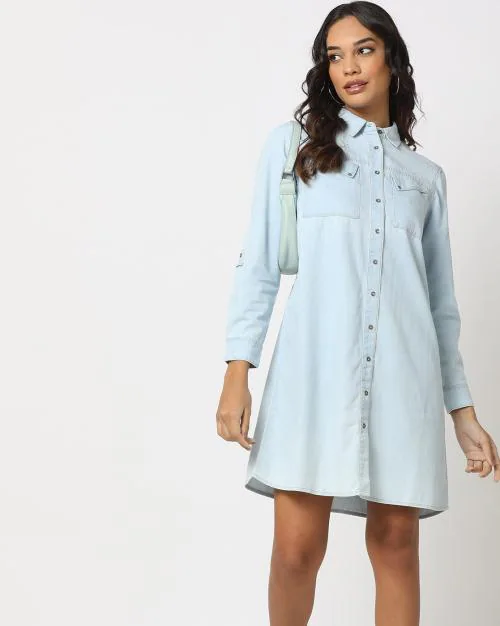 Cotton Shirt Dress