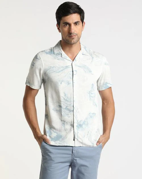 Marble Print Shirt