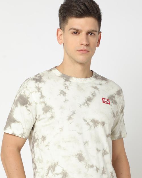 Regular Fit Tie & Dye Crew-Neck T-Shirt