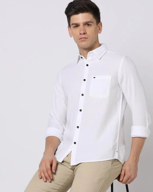 Men Cotton Regular Fit Shirt