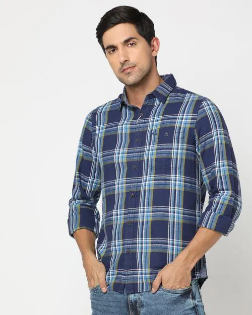 Buy Checked Cotton Shirt Online at Best Prices in India JioMart.