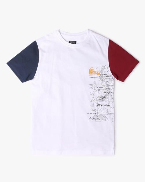 Graphic Print Crew-Neck T-Shirt