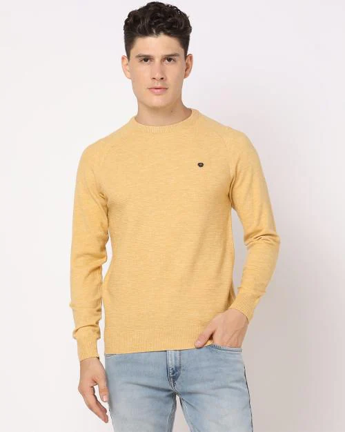 Crew-Neck Sweatshirt with Raglan Sleeves