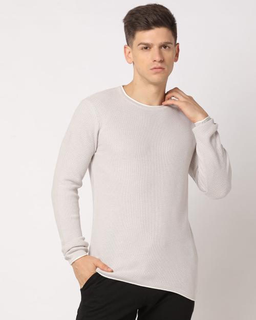 Crew-Neck Full-Sleeve Sweatshirt