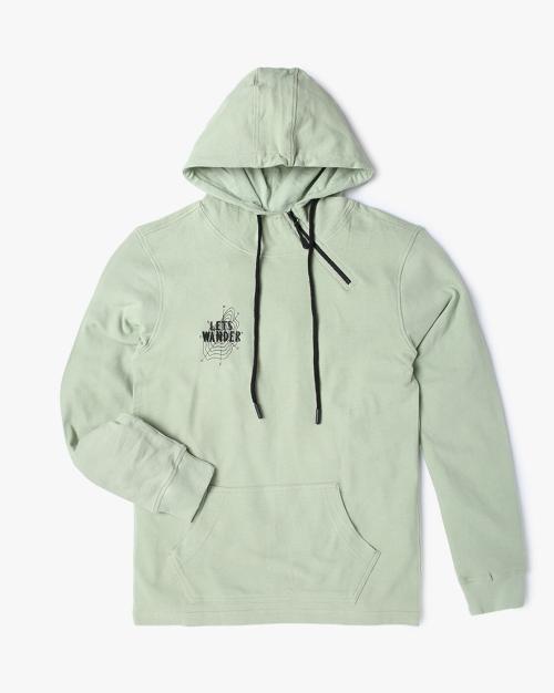 Cotton Hoodie with Kangaroo Pocket