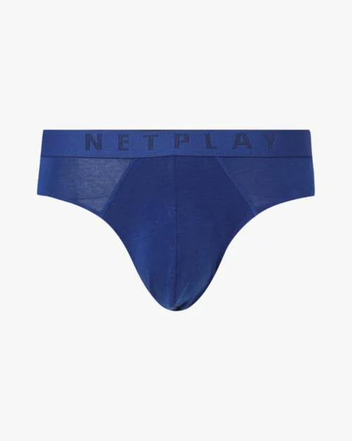 Cotton Briefs with Logo Waistband