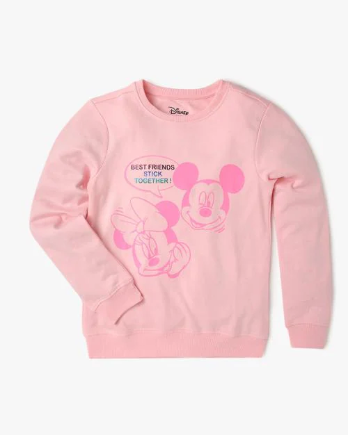 Minnie Mouse Print Sweatshirt