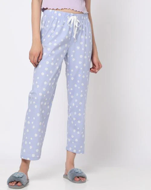 Women Floral Print Flannel Pyjamas