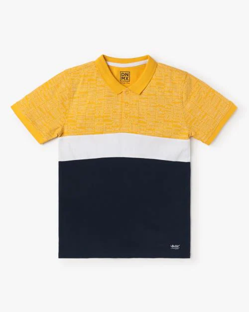 Colorblock Polo T-Shirt