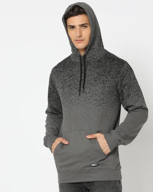 Printed Slim Fit Hoodie