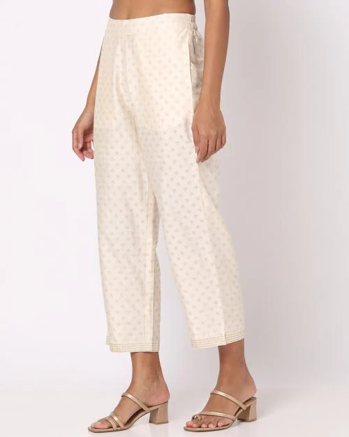 Printed Pants with Insert Pockets