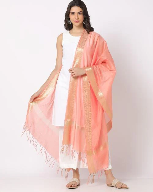 Dupatta with Zari Border