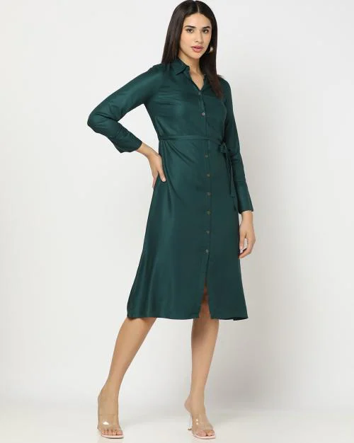 Button-Down Shirt Dress