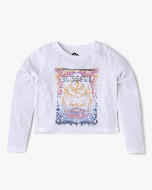 Graphic Print Crew-Neck T-Shirt