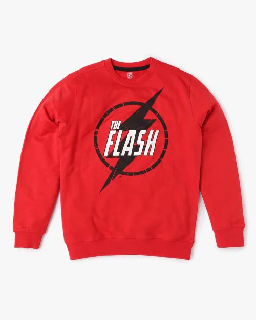 Printed Crew-Neck Sweatshirt