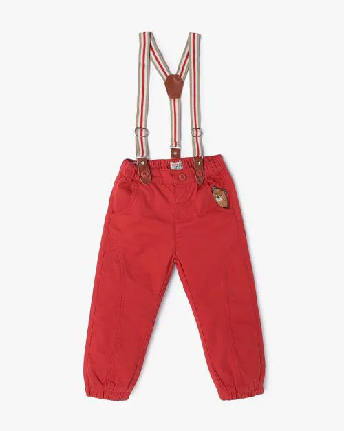 Jogger Pants with Suspenders