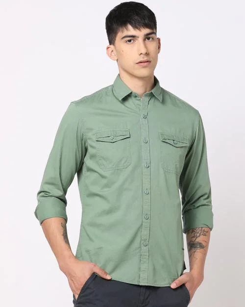 Slim Fit Cotton Shirt