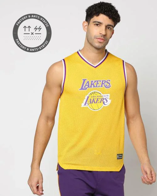 Men NBA Lakers Sleeveless T-Shirt
