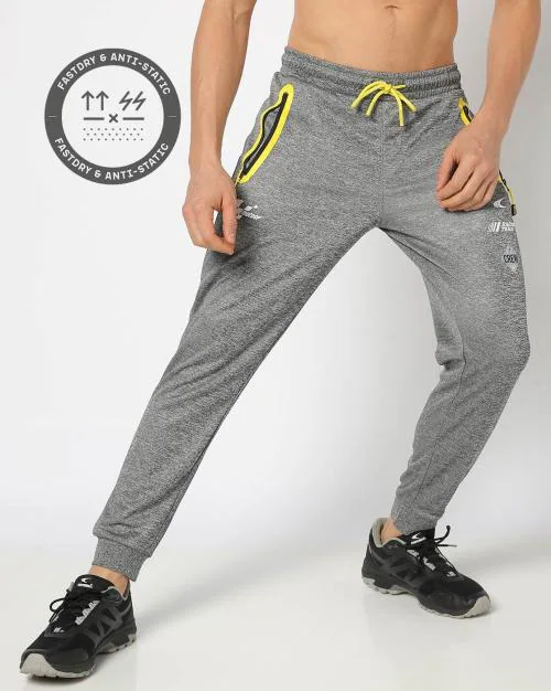 Men Motogp Joggers with Zipper Pockets