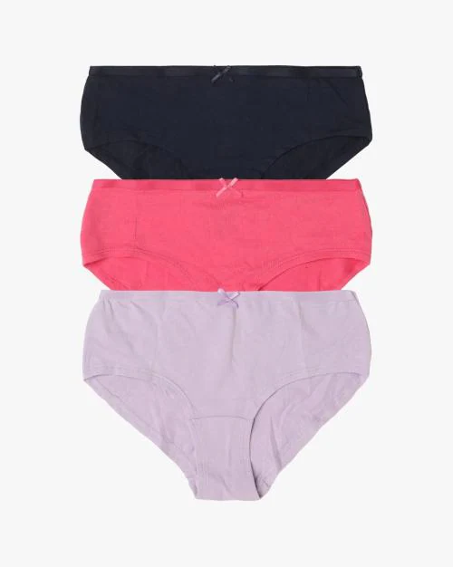Pack of 3 Women Cotton Hipster Panties