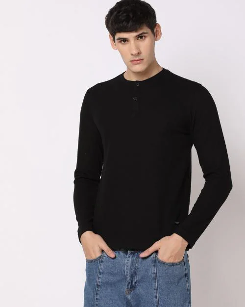 Slim Fit Henley T-Shirt