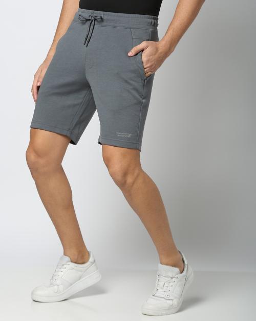 Men Regular Fit Knit Shorts