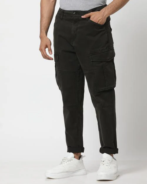 Men Skinny Fit Cargo Jeans