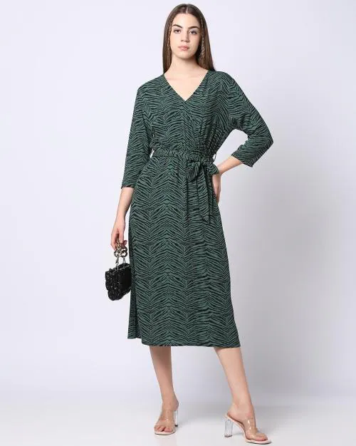 Women Animal Print A-Line Dress