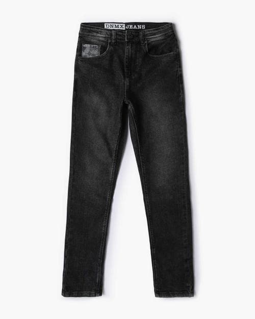 Boys Mid-Wash Slim Fit Jeans