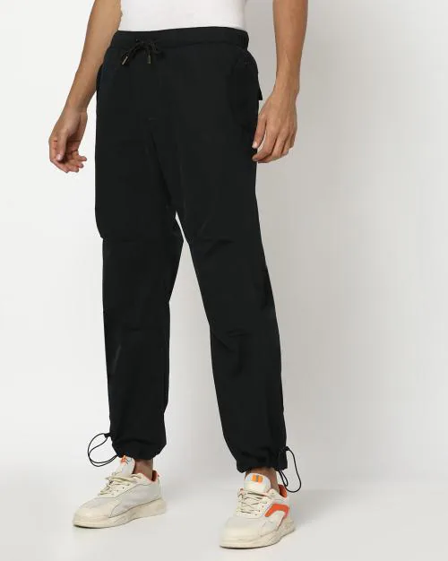 Men Regular Fit Parachute Pants