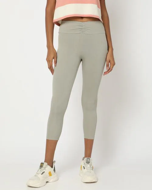 Women Skinny Fit Mid-Calf Length Leggings