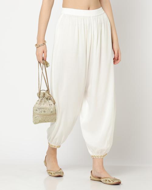 Women Salwar with Elasticated Waistband