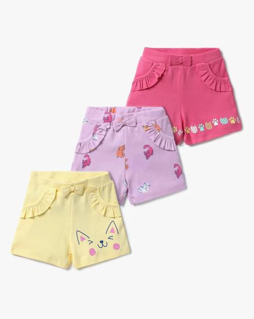 Pack of 3 Graphic Print Regular Fit Shorts