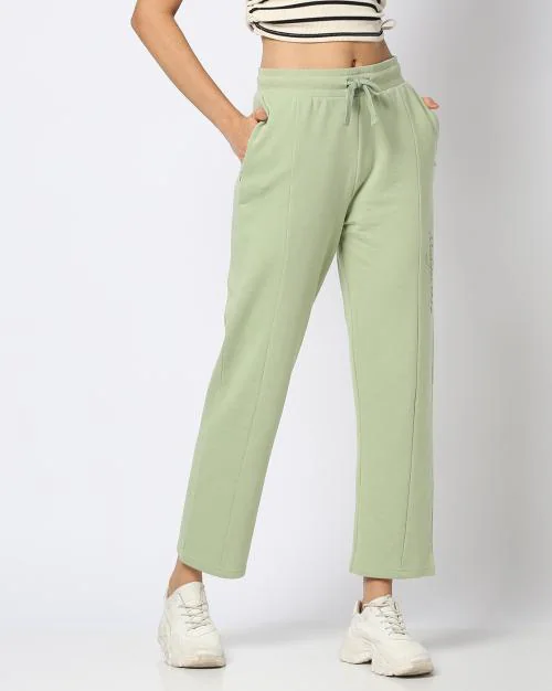 Women Paneled Straight Track Pants