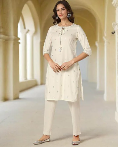 Women Printed Straight Kurta