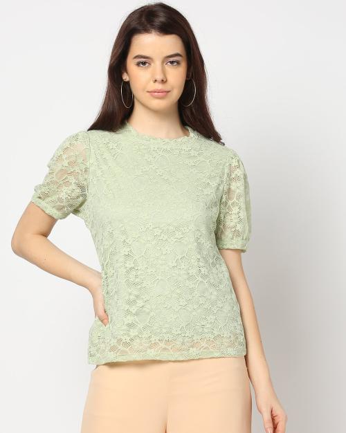 Women Lace Regular Fit Top